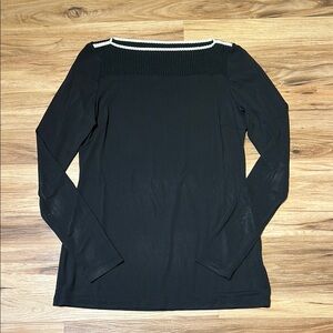 Iris Setlakwe Black Long Sleeve Blouse